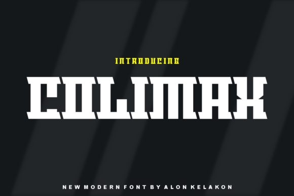 Colimax: A Modern Display Font for Creative Excellence