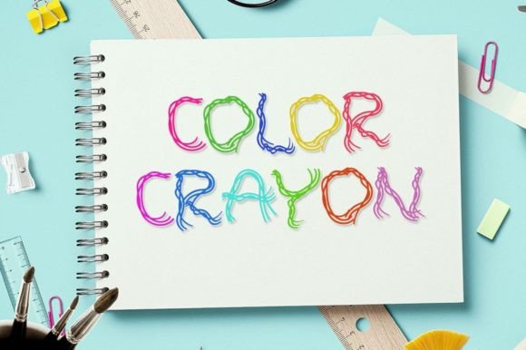 Color Crayon: A Playful Font for Creative Projects