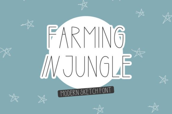 Farming in Jungle: A Playful Font for Creative Projects