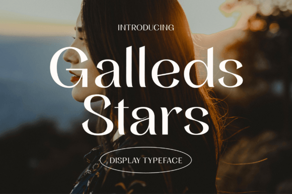 Galleds Stars: A Minimalist Typeface That Stands Out