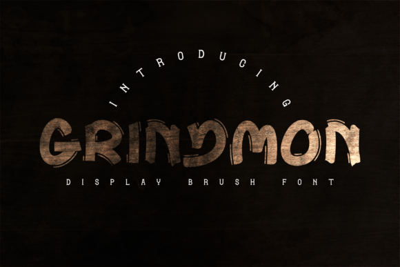 Grindmon: A Bold and Playful Font for Creative Expression