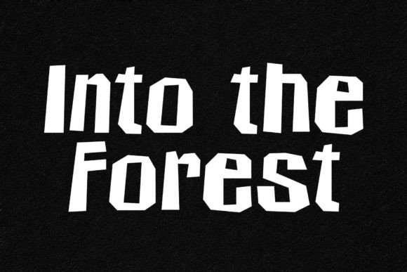 Into the Forest: A Whimsical Font for Creative Projects