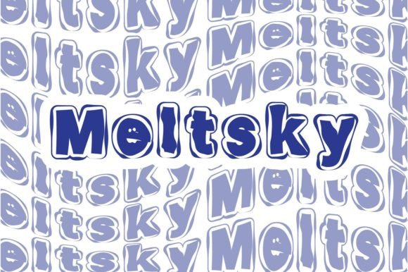 Meltsky: A Bold Display Font for Creative Expression