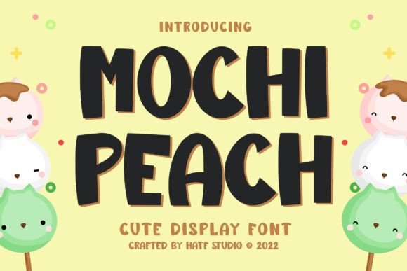 Mochi Peach: A Handwritten Font for Creative Expression