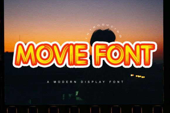Movie: A Bold Font for Creative Projects
