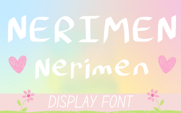 Nerimen: A Fresh and Natural Display Font for Strategic Communication