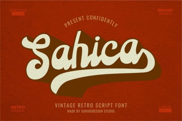 Sahica: A Groovy Script Font for Creative Expression
