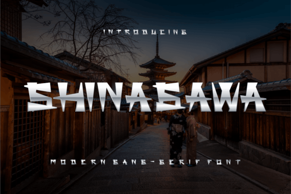 Shinagawa: A Bold Font for Asian-Inspired Design