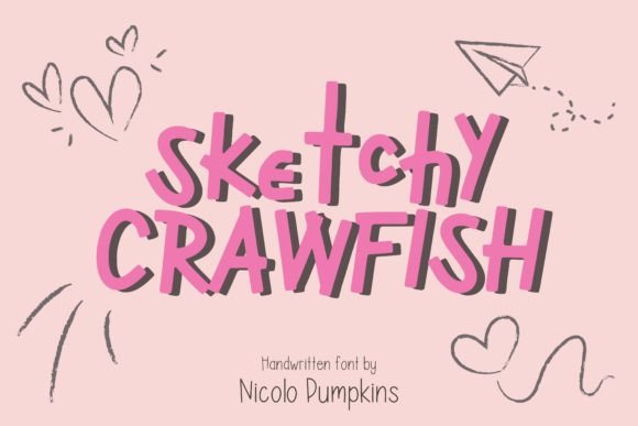 Sketchy Crawfish: Playful Typography for Creative Ideas
