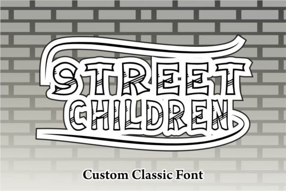 Street Children: A Bold and Stylish Font for Creative Designs