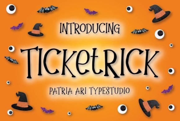 Ticketrick: A Bold Display Font for Creative Expression